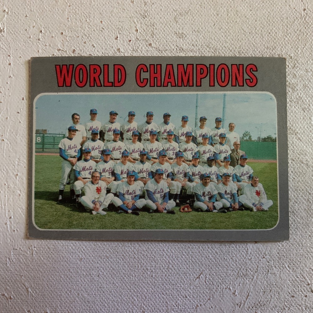 1970 Topps Set Break World Champions Mets #1 VG